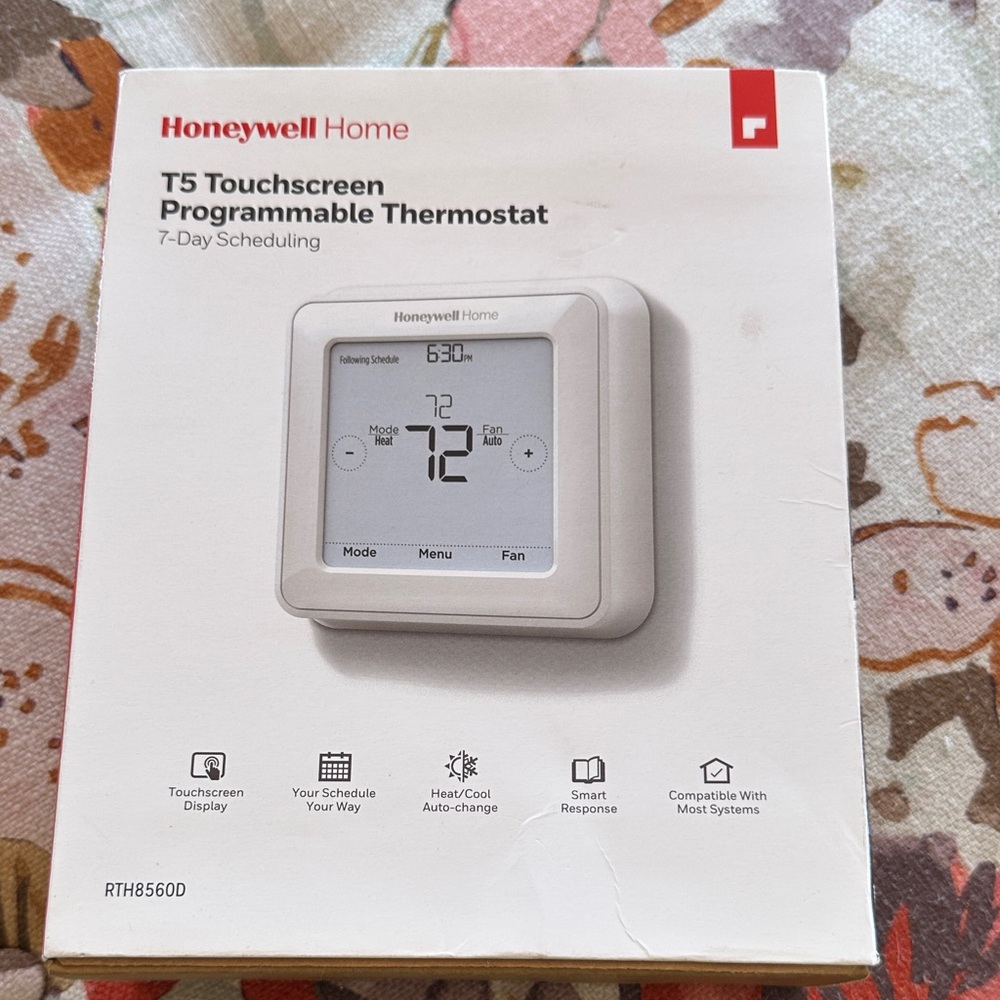 Honeywell Home T5 Touchscreen Programmable Thermostat - White